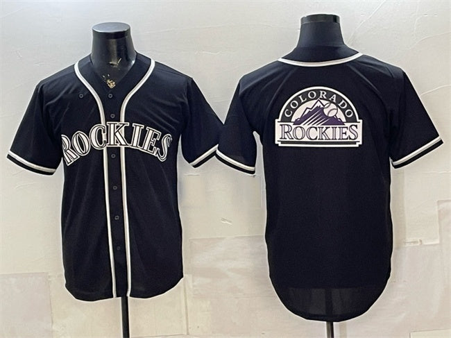 Colorado Rockies Team Big Logo 2026 Fashion Replica Black MIKSHPS Out Stitched Jersey