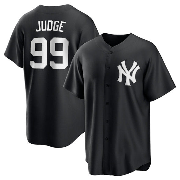 New York Yankees #99 Aaron Judge Black MIKSHPS Lights Out Limited Stitched Jersey