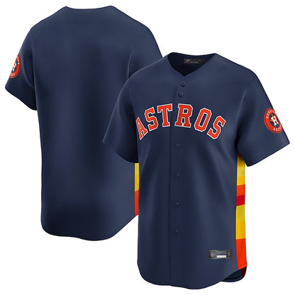 Houston Astros Blank Player Navy MIKSHPS Home Limited Stitched Jerseys