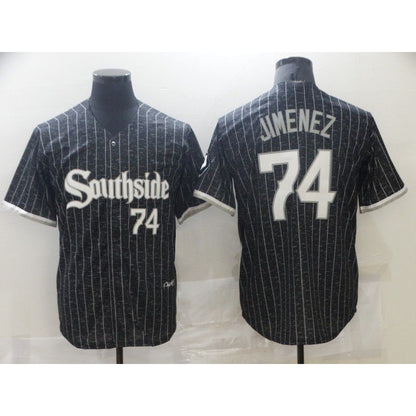 Chicago White Sox #74 Jimenez City Edition Black MIKSHPS Game 2021 Jersey