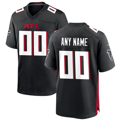 Custom A.Falcons Black MIKSHPS Game Jersey
