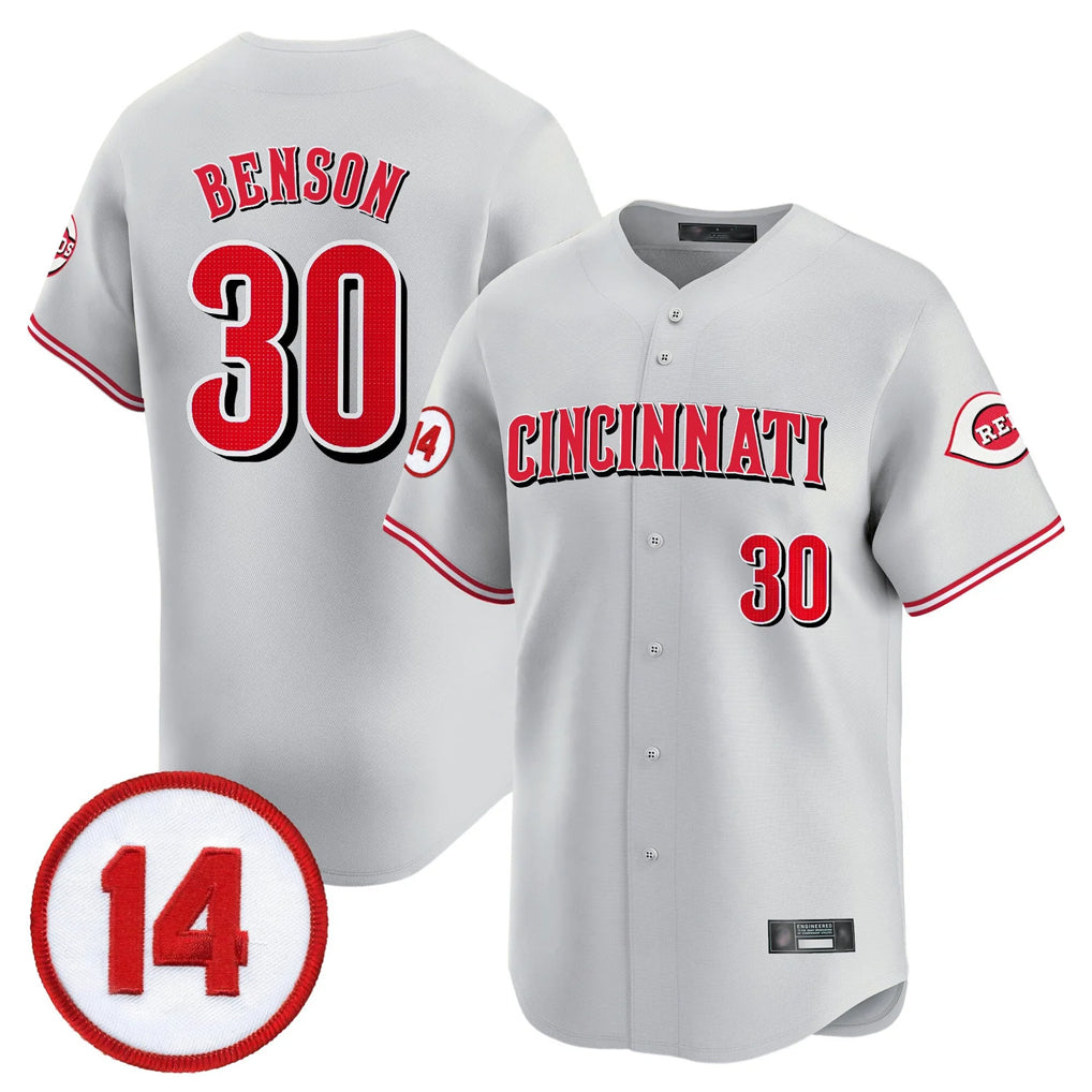Cincinnati Reds #30 Ken Griffey Player Gray MIKSHPS Vapor Premier Limited Home Stitched Jerseys