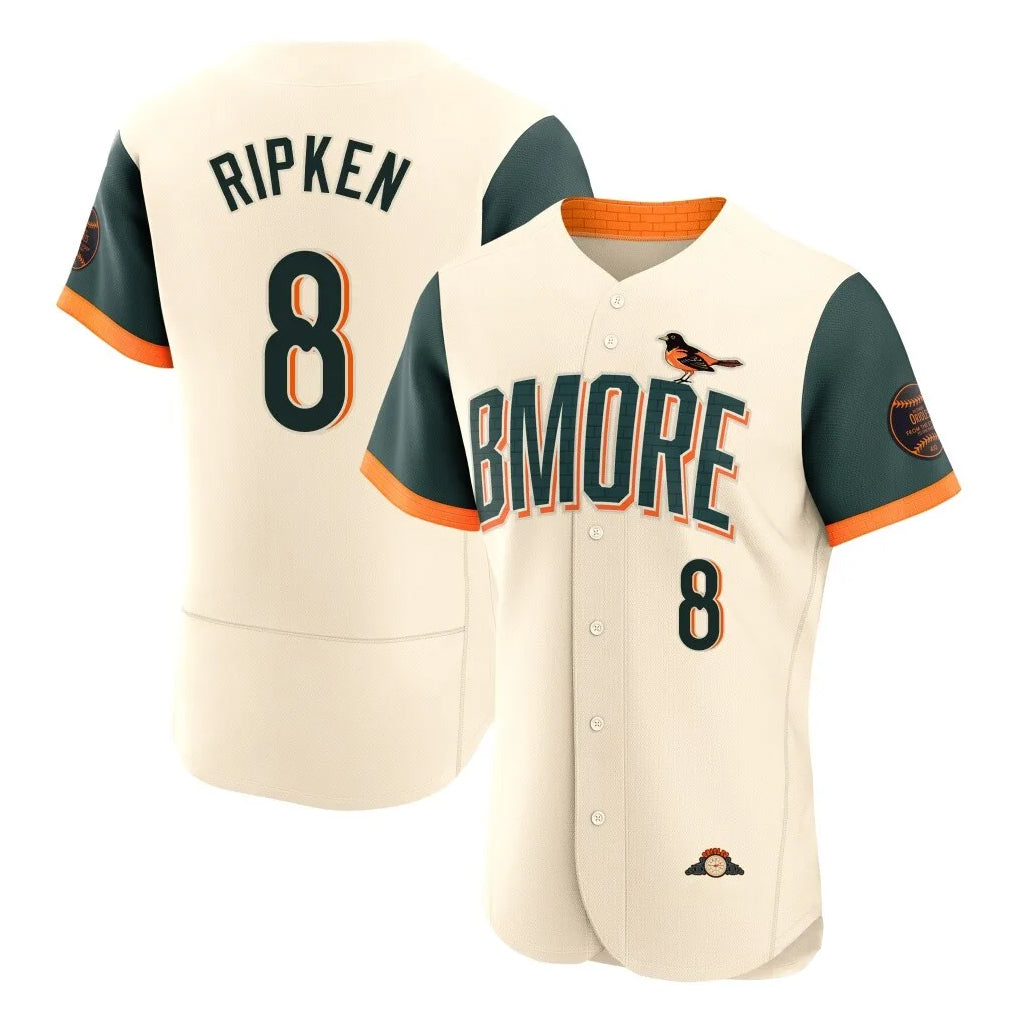 Baltimore Orioles #8 Cal Ripken Player Cream MIKSHPS 2026 City Connect Limited Elite Home Game Stitched Jerseys