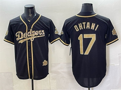 Los Angeles Dodgers #17 Shohei Ohtani Black MIKSHPS 2026 Armed Forces Day Stitched Jersey