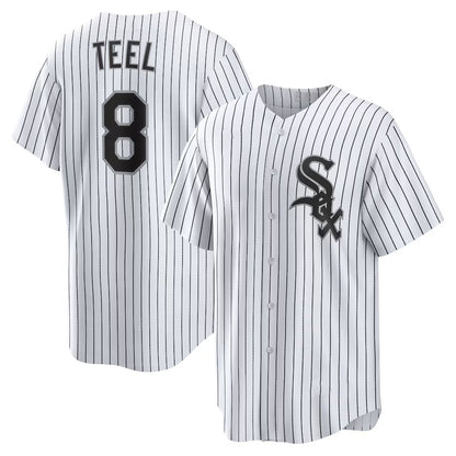 Chicago White Sox #8 Kyle Teel White MIKSHPS Home Replica Jersey
