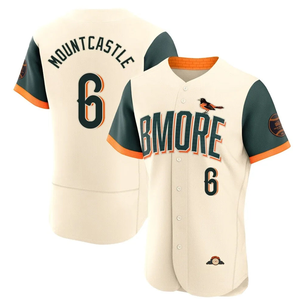 Baltimore Orioles #6 Ryan Mountcastle Player Cream MIKSHPS 2026 City Connect Limited Elite Home Game Stitched Jerseys