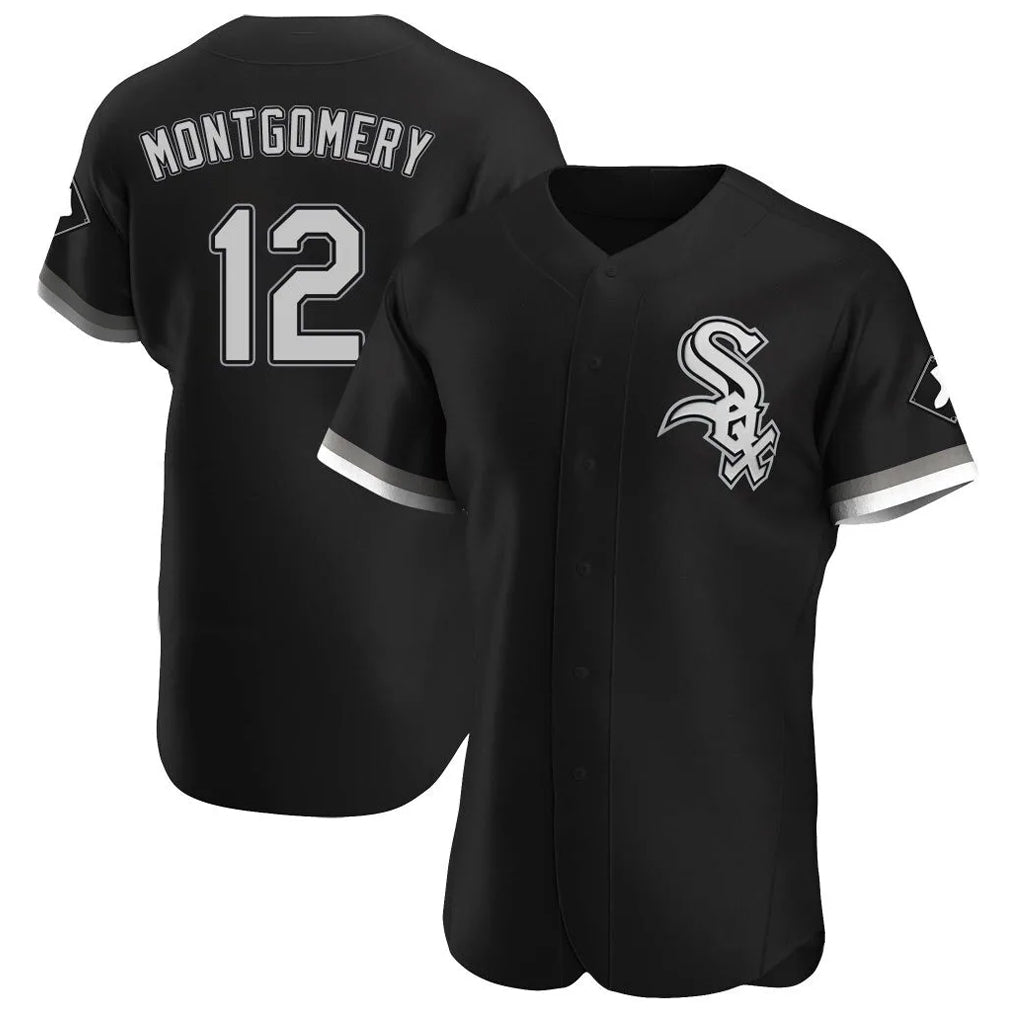 Chicago White Sox #12 Colson Montgomery Player Black MIKSHPS Limited Elite Home Stitched Jerseys