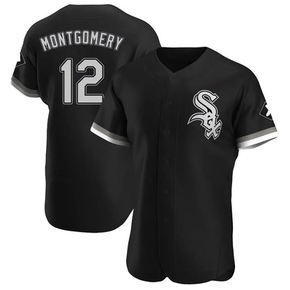 Chicago White Sox #12 Colson Montgomery Player Black MIKSHPS Limited Elite Home Stitched Jerseys