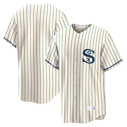Chicago White Sox Blank Player Cream MIKSHPS Cooperstown Collection Field of Dreams Home Stitched Jerseys