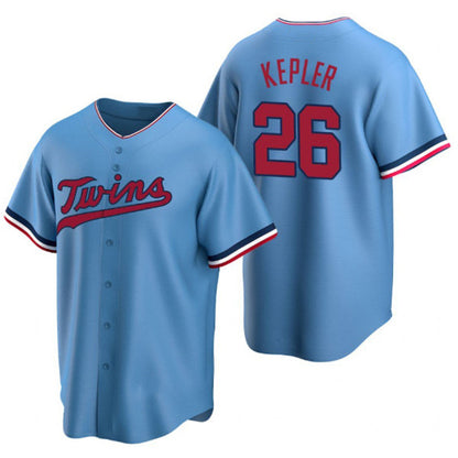 Minnesota Twins #26 Max Kepler Blue MIKSHPS Cool Base Stitched Jersey